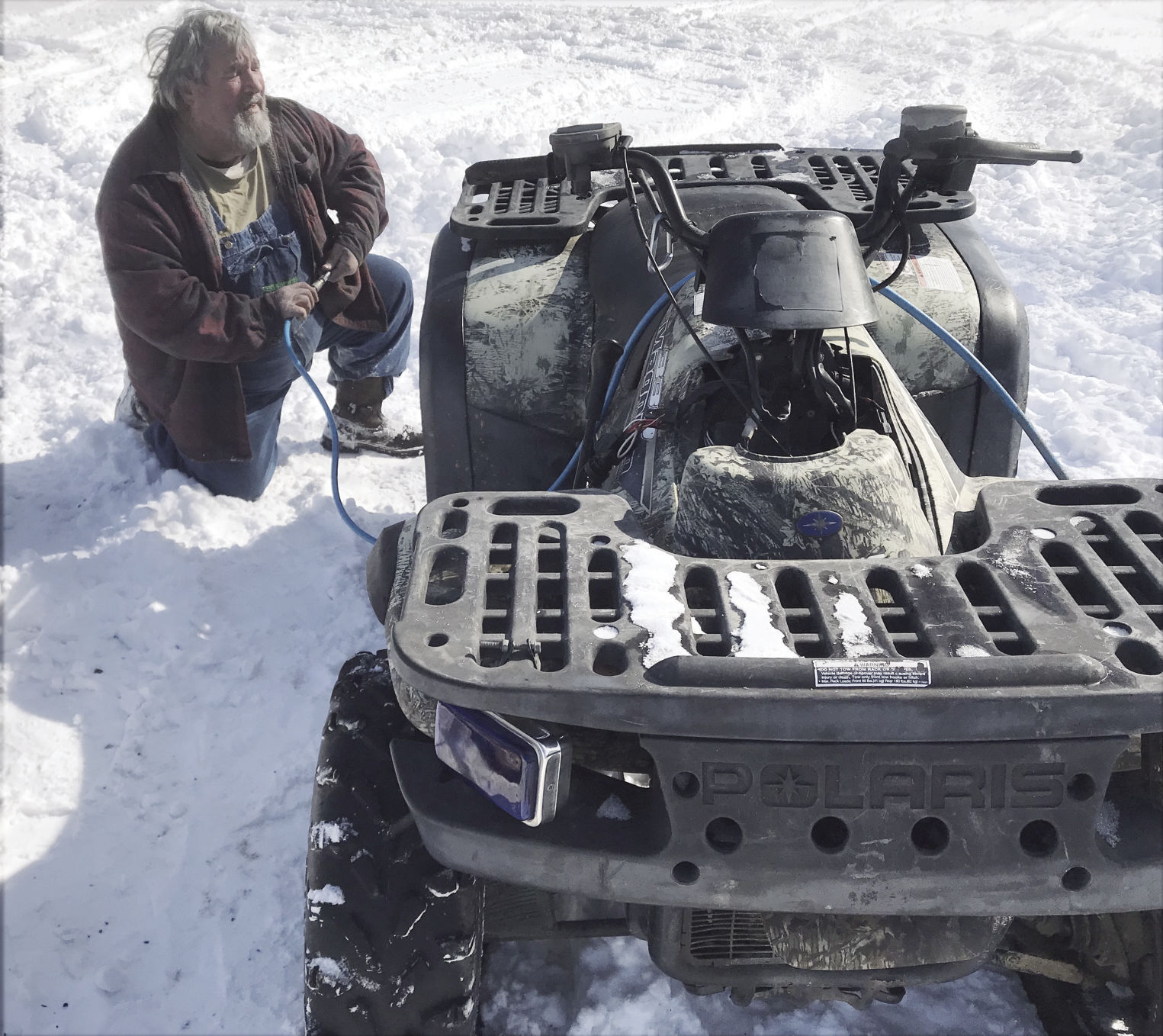 ATV snow fun